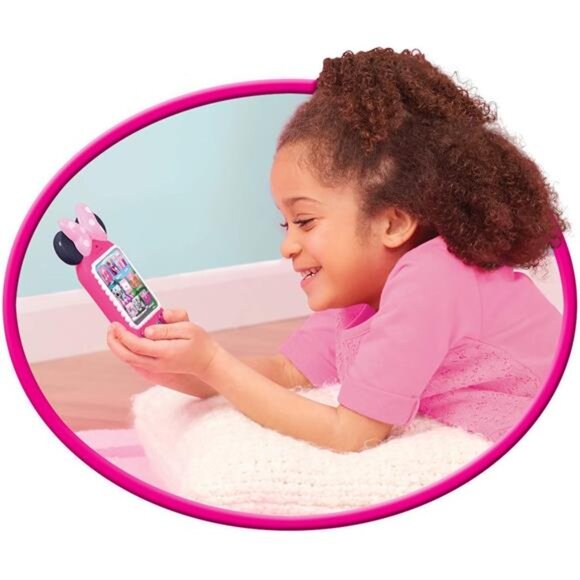 Disney Junior Minnie Bow-Tique Why Hello Pretend Play Cell Phone, Lights and - Picture 2 of 7